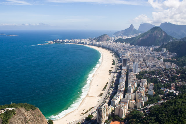 view of copacabana beach, brazil