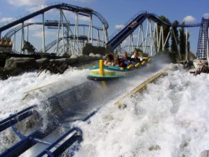 Poseidon roller coaster, Europa Park in Rust, Germany