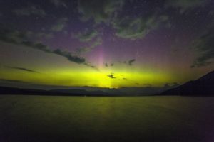 Aurora borealis in Montana