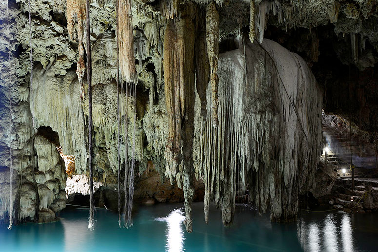 Explore a Cenote Cave and Rio Secreto, one of best things to do in Playa Del Carmen, Mexico.