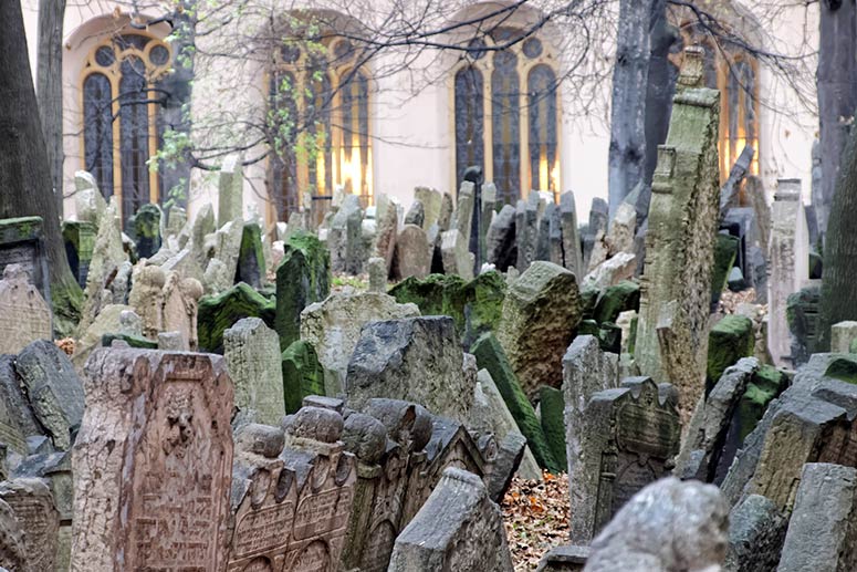 The Old Jewish Cemetery in Prague
